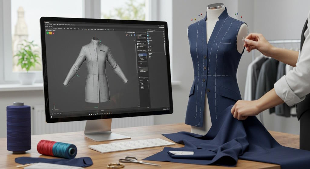 3D-моделирование одежды: как виртуальная примерка помогает шить точнее